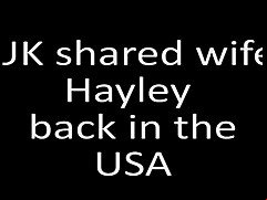 UK shared wife Hayley back in the USA